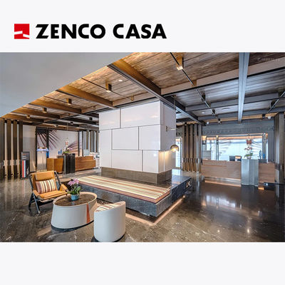 qualidade  Hotel Lobby Furniture Set Includes Lounge Chairs  Stools  Coffee Table  Sofa Cushions fábrica