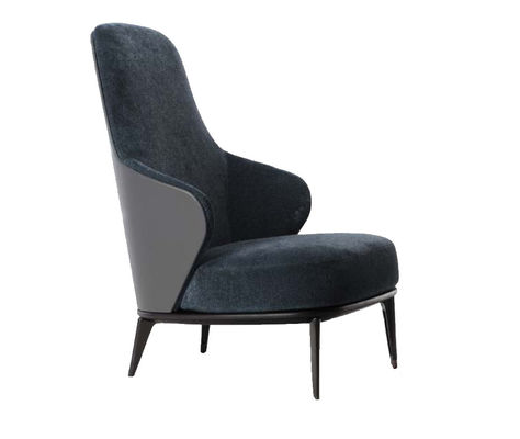 ODM alto moderno da cadeira 68*79*100cm de Sofa Chair Wearproof Oriental Lounge da parte traseira