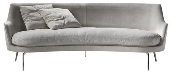 A personalização 2 Seater deita ISO 14001 de Sofa Oval Shaped Sectional Sofas
