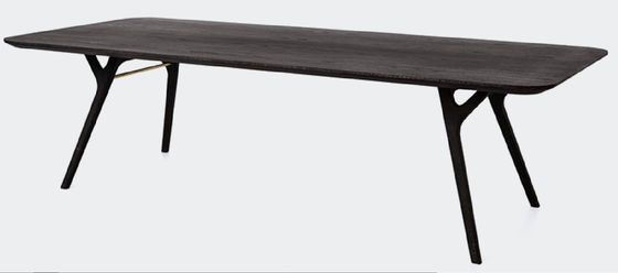 Não enegreça nenhuma personalização contemporânea moderna da mesa de cozinha da impressão digital