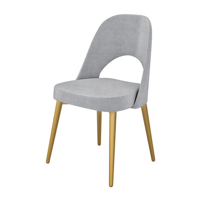 A sala de jantar da tela do ODM preside Grey Upholstered Dining Chair ergonômico