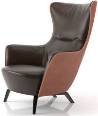 Anti estilo voado da cadeira do Recliner do couro de parte traseira poltrona alta abrasiva