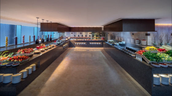 Conjunto de mobiliário de suítes de luxo de hotel de cinco estrelas, incluindo sofá para várias pessoas, etc.