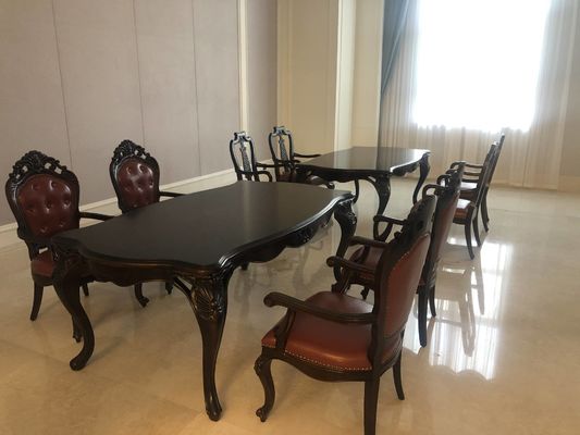 a mesa de jantar feita sob encomenda de 5 estrelas do hotel internacional do hotel ajustou Sofa Set personalizado impermeável Wearproof