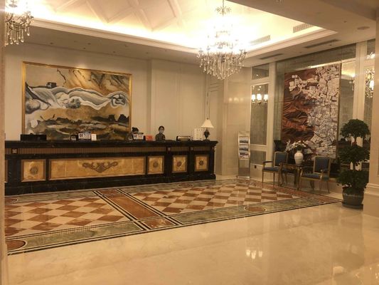 a mesa de jantar feita sob encomenda de 5 estrelas do hotel internacional do hotel ajustou Sofa Set personalizado impermeável Wearproof