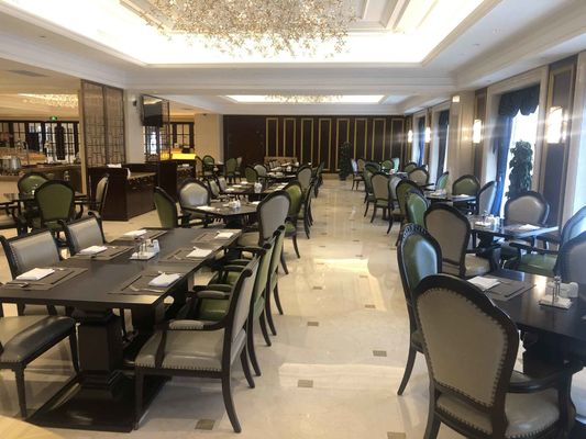 a mesa de jantar feita sob encomenda de 5 estrelas do hotel internacional do hotel ajustou Sofa Set personalizado impermeável Wearproof