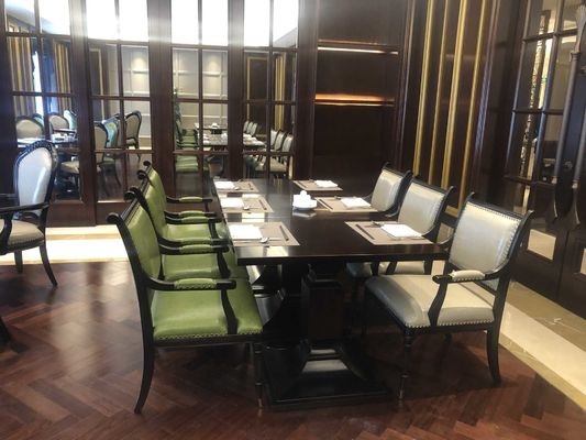 a mesa de jantar feita sob encomenda de 5 estrelas do hotel internacional do hotel ajustou Sofa Set personalizado impermeável Wearproof