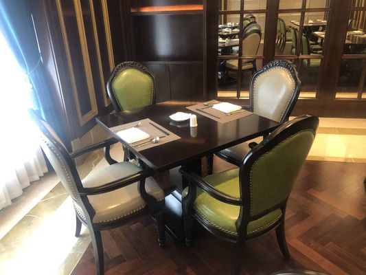 a mesa de jantar feita sob encomenda de 5 estrelas do hotel internacional do hotel ajustou Sofa Set personalizado impermeável Wearproof