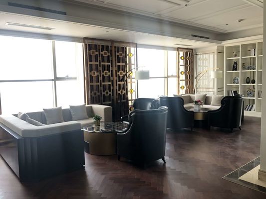a mesa de jantar feita sob encomenda de 5 estrelas do hotel internacional do hotel ajustou Sofa Set personalizado impermeável Wearproof