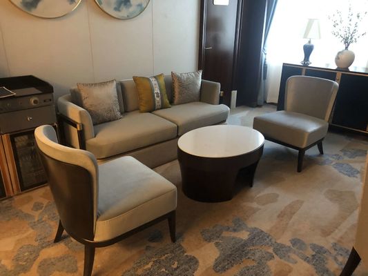a mesa de jantar feita sob encomenda de 5 estrelas do hotel internacional do hotel ajustou Sofa Set personalizado impermeável Wearproof
