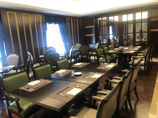 a mesa de jantar feita sob encomenda de 5 estrelas do hotel internacional do hotel ajustou Sofa Set personalizado impermeável Wearproof