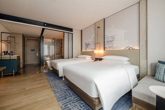 Conjunto de mobiliário de quarto de hotel contemporâneo para a indústria da hospitalidade