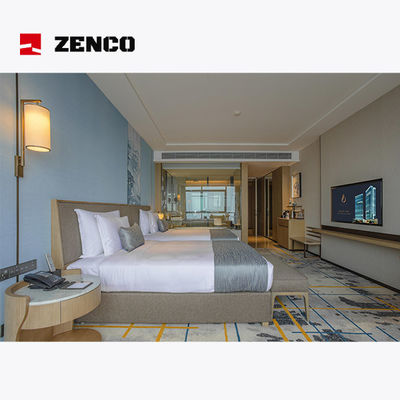 Modern Style Hotel Bedroom Room Furniture Set, Aplicável a quartos padrão de hotel