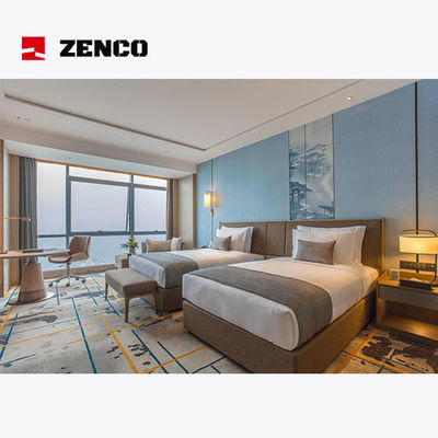 Modern Style Hotel Bedroom Room Furniture Set, Aplicável a quartos padrão de hotel
