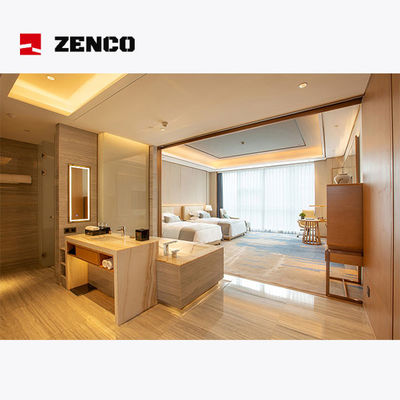 Conjunto de mobiliário de quarto de hotel de estilo luxuoso, tamanho 1500*2000*300