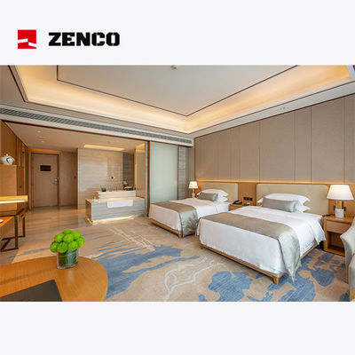 Conjunto de mobiliário de quarto de hotel de estilo luxuoso, tamanho 1500*2000*300