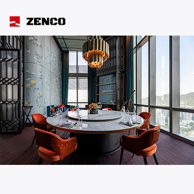 Conjunto de mobiliário de hotel e restaurante Inclui mesa de jantar elétrica com cadeiras de jantar correspondentes