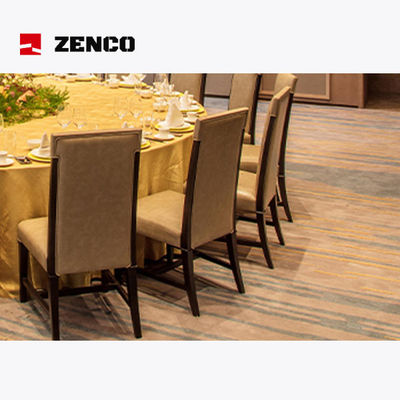 Conjunto de mobiliário de hotel e restaurante feito de madeira maciça de cinzas com mesa de jantar elétrica