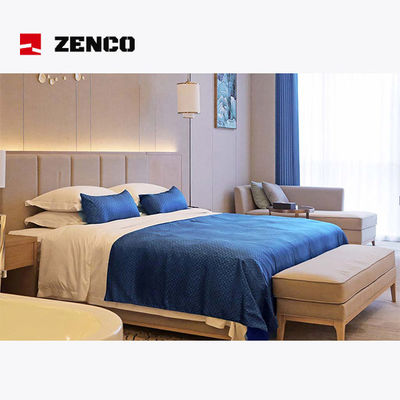 Conjunto de móveis de quarto de hotel de estilo moderno, feitos de tecidos de móveis de alta qualidade