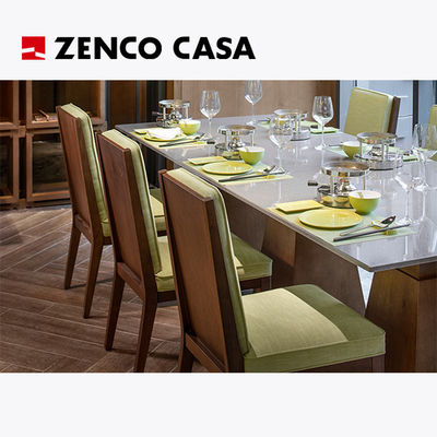 Mesa e cadeiras quadradas para uso doméstico