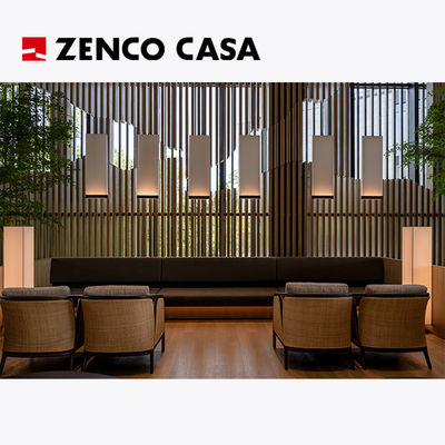 Hotéis Mobiliário de lazer Fixado Sofá multi-pessoa Rattan Elements Lounge Chair Modern Style Tabela de café
