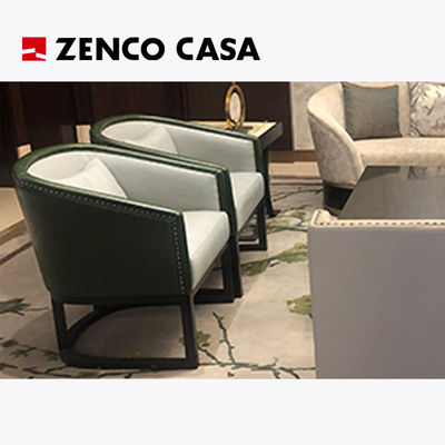 Modern Style Hotel Lobby Set de mobiliário de lazer incluindo sofá cadeira de lazer mesa de café