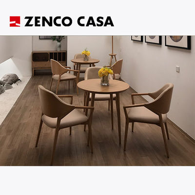 Moderno estilo mobiliário de madeira maciça conjunto com mesa de café e cadeira de estar