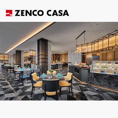 Conjunto de mesa de jantar contemporâneo para hotéis de luxo Mobiliário de restaurante