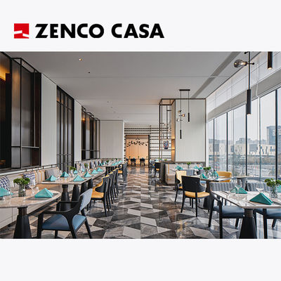 Conjunto de mesa de jantar contemporâneo para hotéis de luxo Mobiliário de restaurante