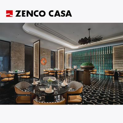 Mobiliário de restaurantes de hotéis, incluindo mesa redonda de estilo moderno