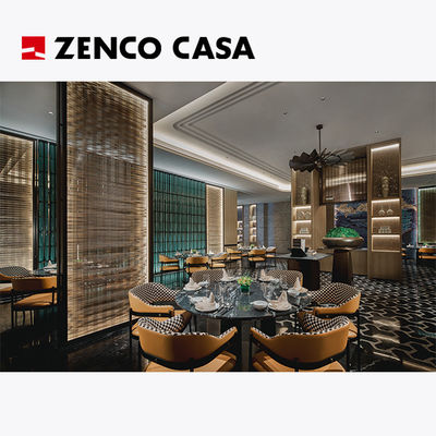 Mobiliário de restaurantes de hotéis, incluindo mesa redonda de estilo moderno