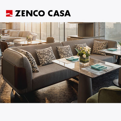 Mobiliário do Lobby do Hotel com Sofá e Mesa de Café