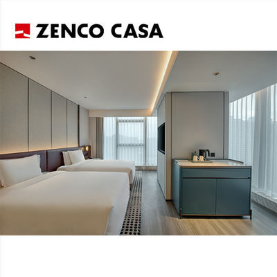 Conjunto de mobiliário de quarto de hotel de estilo moderno, incluindo caixa de cama de 1300*2000*250mm
