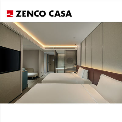 Set de quarto de hotel de estilo moderno feito de madeira maciça de alta qualidade selecionada