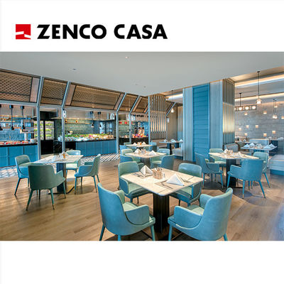 Projeto de personalização de móveis de hotéis e restaurantes de cinco estrelas, incluindo cadeiras de couro