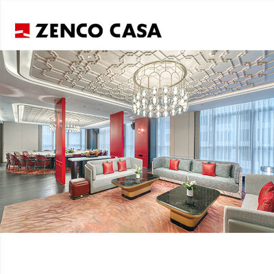 Projeto de personalização de móveis de quartos privados de hotel chinês de cinco estrelas