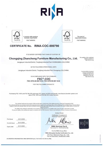 China ZENCO Certificações